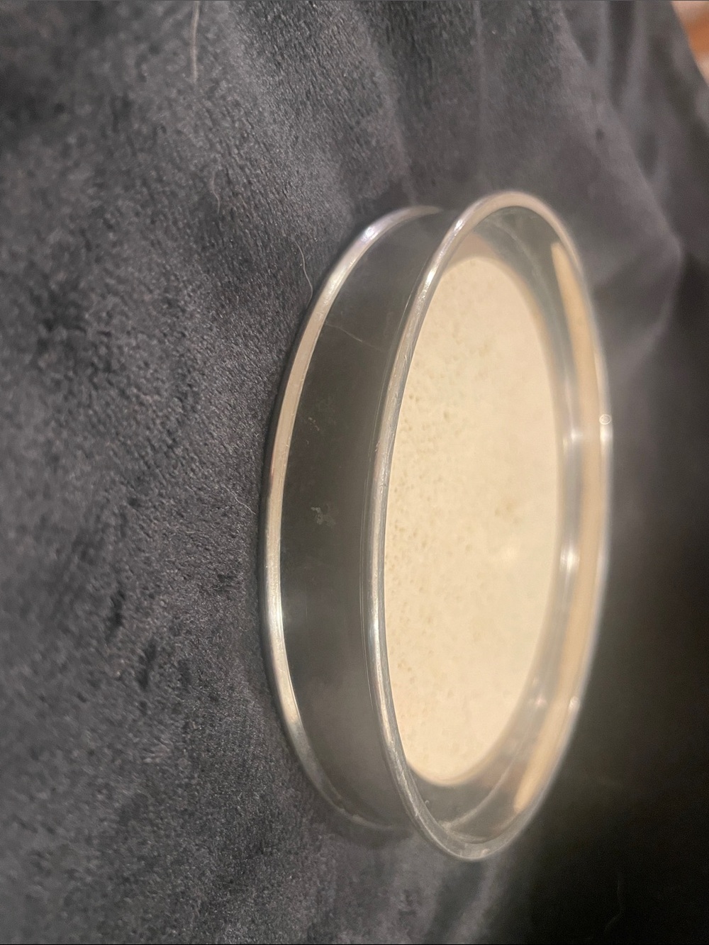 Silver Played Wine Coaster